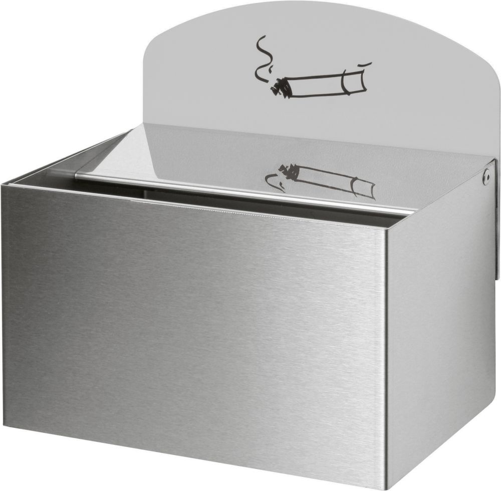Produktbild Var Wandascher Edelstahl 140x100x90 mm mit Schild
