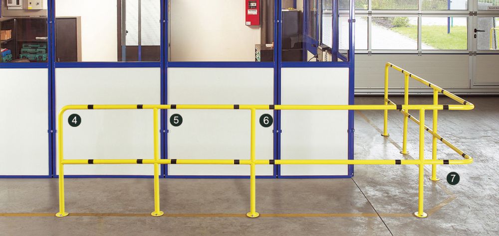 Produktbild TTS Schutzgeländer 1500 mm gerade feuerv.