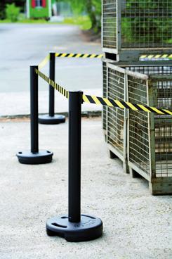 Produktbild Via Guide Kst.-Pfosten Outdoor r/s, Gurt L3700mm schwarz bild 4