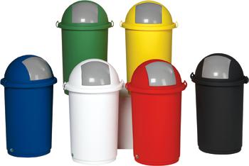 Produktbild Var Abfallsammler 50 l gelb, HxD 760x410 mm