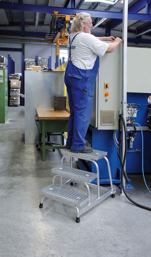 Produktbild Günzburger Aluminium Arbeitspodest 2,8m, 4 Stufen