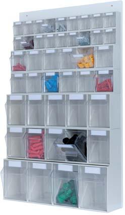 Produktbild Hünersdorff Multistore Set, 44Sbl.In 4Gr. PS, gl.klar, lichtgrau