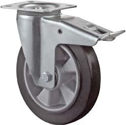 Produktbild Lenkrolle 300kg mit Feststeller 180mm bild 1