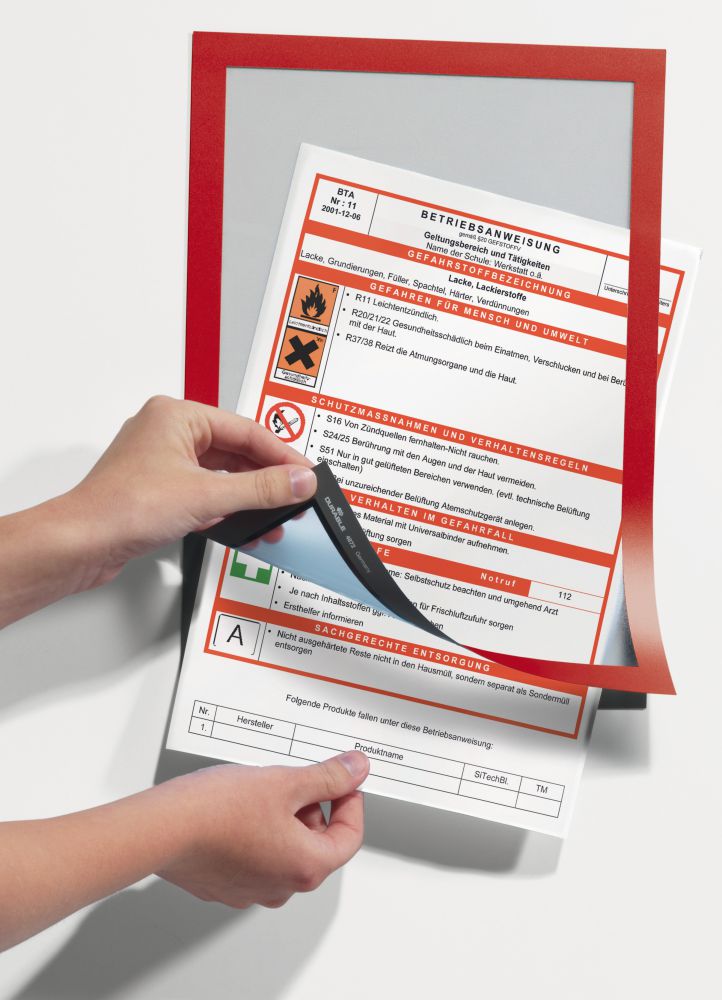 Produktbild Informationsrahmen A3 6 Stück, schwarz