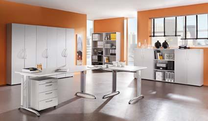 Produktbild Hammerbacher Regal 5 OH B 800 mm lichtgrau, Schrankwandserie 4 bild 3