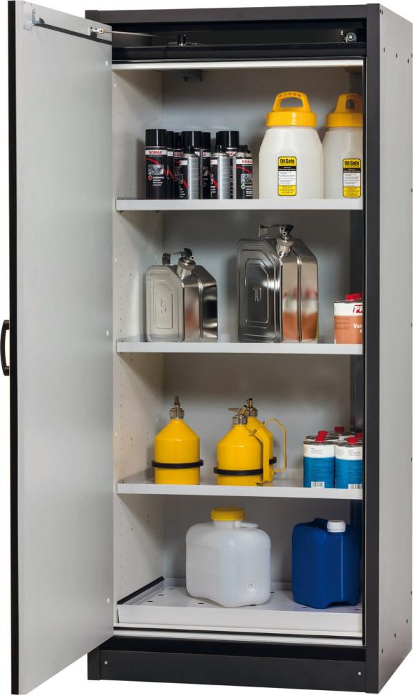 Produktbild Asecos Schrank Q-Classic-30 864x1947 1Tür 3FB, Gelb