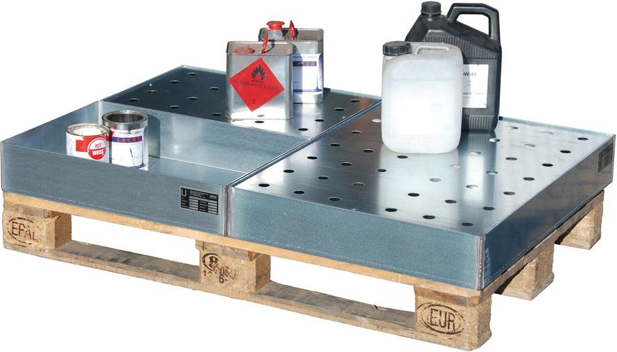 Produktbild Bauer Kleingebindewanne Palette 1200 x 800 x 100 mm