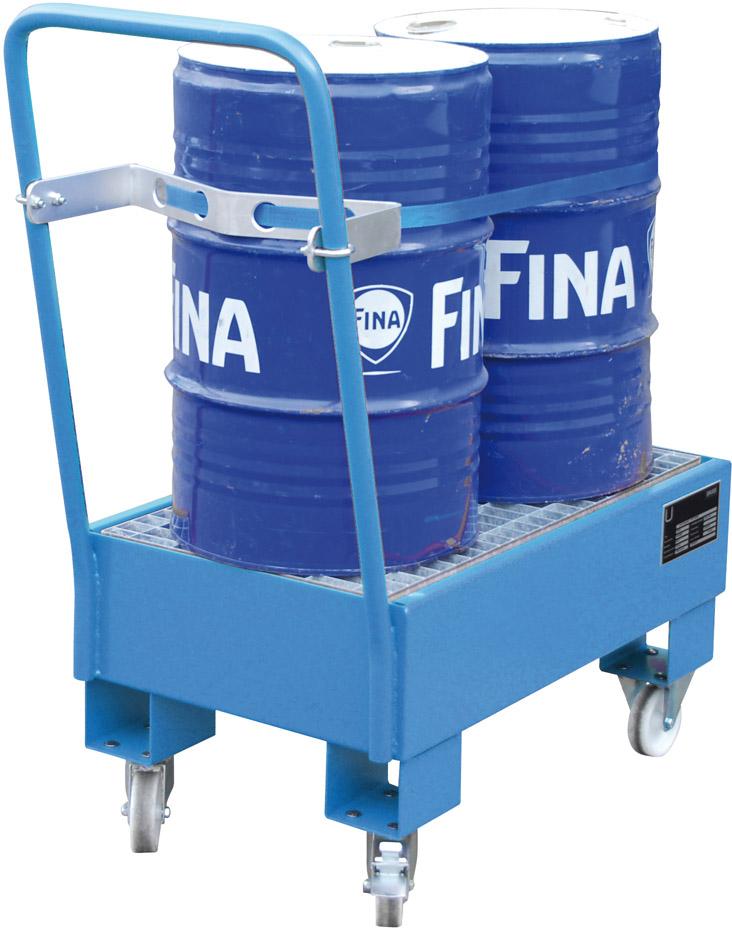 Produktbild Bauer Auffangwanne fahrbar 800x500x415 mm lackiert RAL 2000 bild 2