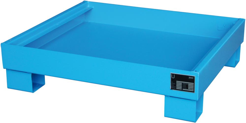 Produktbild Bauer Auffangwanne ohne Gitterrost 900x800x220 lackiert RAL 2000 bild 2