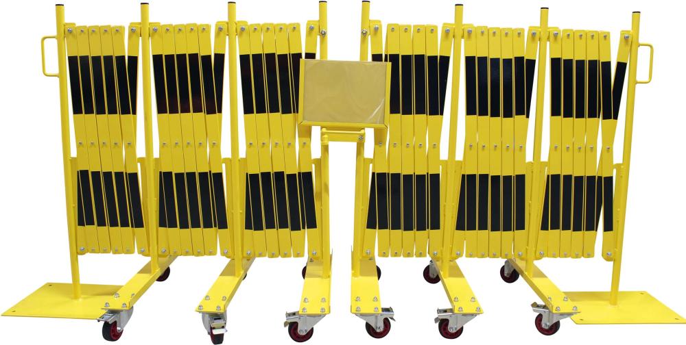 Produktbild Dancop Scherengitter 16000 mm gelb schwarz Set mit 2 Stück