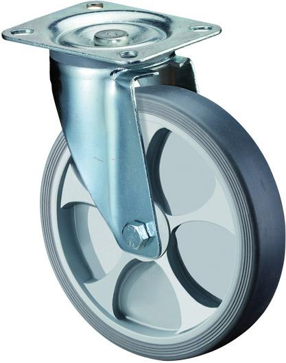 Produktbild Lenkrolle Gummirad thermoplastisch 80mm