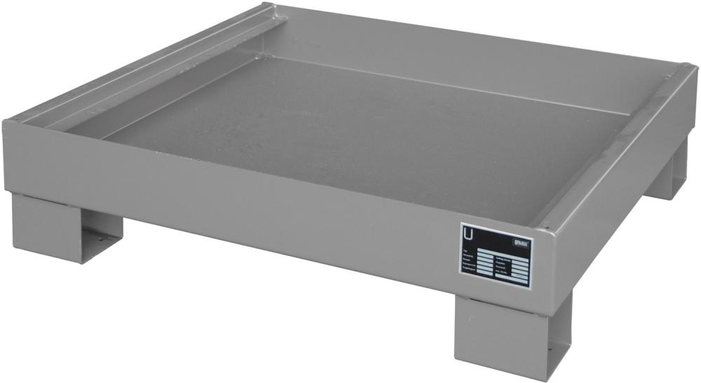 Produktbild Bauer Auffangwanne ohne Gitterrost 900x800x220 lackiert RAL 2000 bild 4