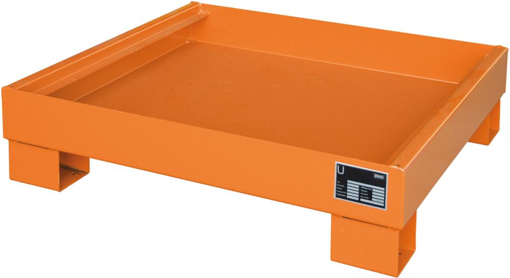 Produktbild Bauer Auffangwanne ohne Gitterrost 900x800x220 lackiert RAL 2000