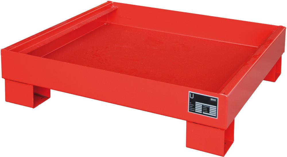 Produktbild Bauer Auffangwanne ohne Gitterrost 900x800x220 lackiert RAL 2000 bild 5