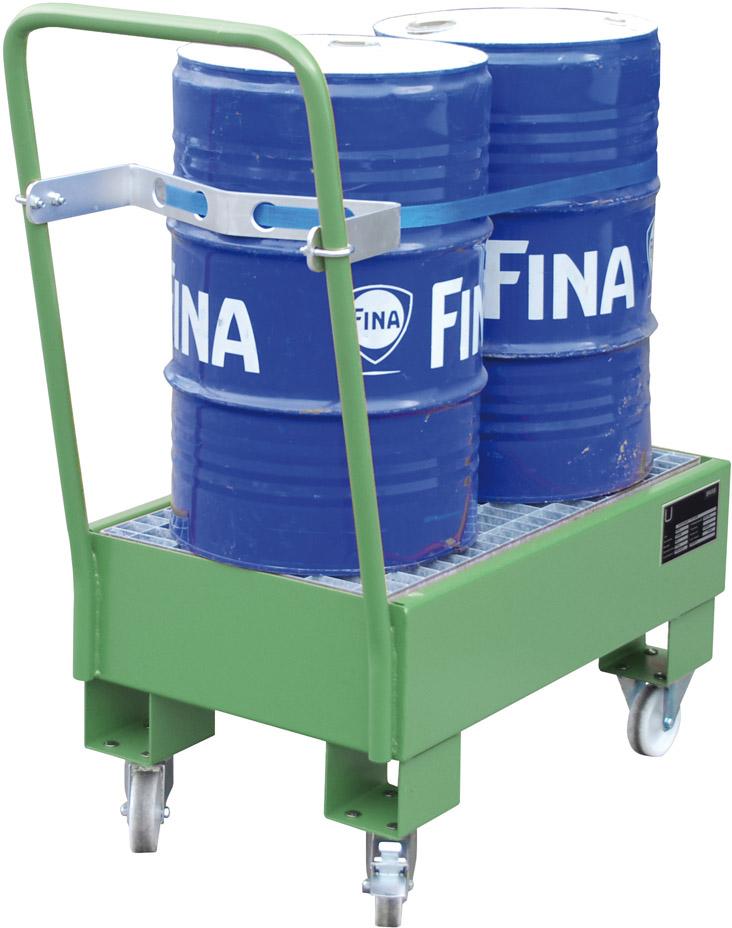 Produktbild Bauer Auffangwanne fahrbar 800x500x415 mm lackiert RAL 2000 bild 3