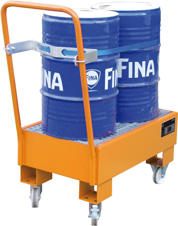 Produktbild Bauer Auffangwanne fahrbar 800x500x415 mm lackiert RAL 2000 bild 5