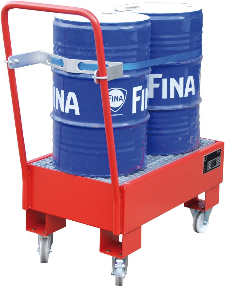 Produktbild Bauer Auffangwanne fahrbar 800x500x415 mm lackiert RAL 2000 bild 6