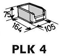 Produktbild Orgami Regalschrank ohne Türen grau 1600mm 60 Kästen bild 2