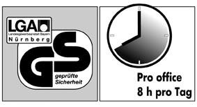 Produktbild Drehstuhl Alustar Basic Bezug schwarz bild 2