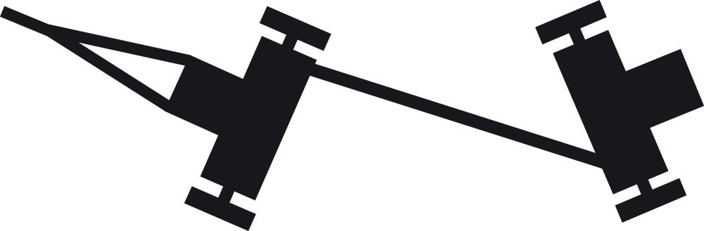 Produktbild Variofit Industrie-Anhänger 2-Achs3000 kg 2500x1250mm Gummi bild 2