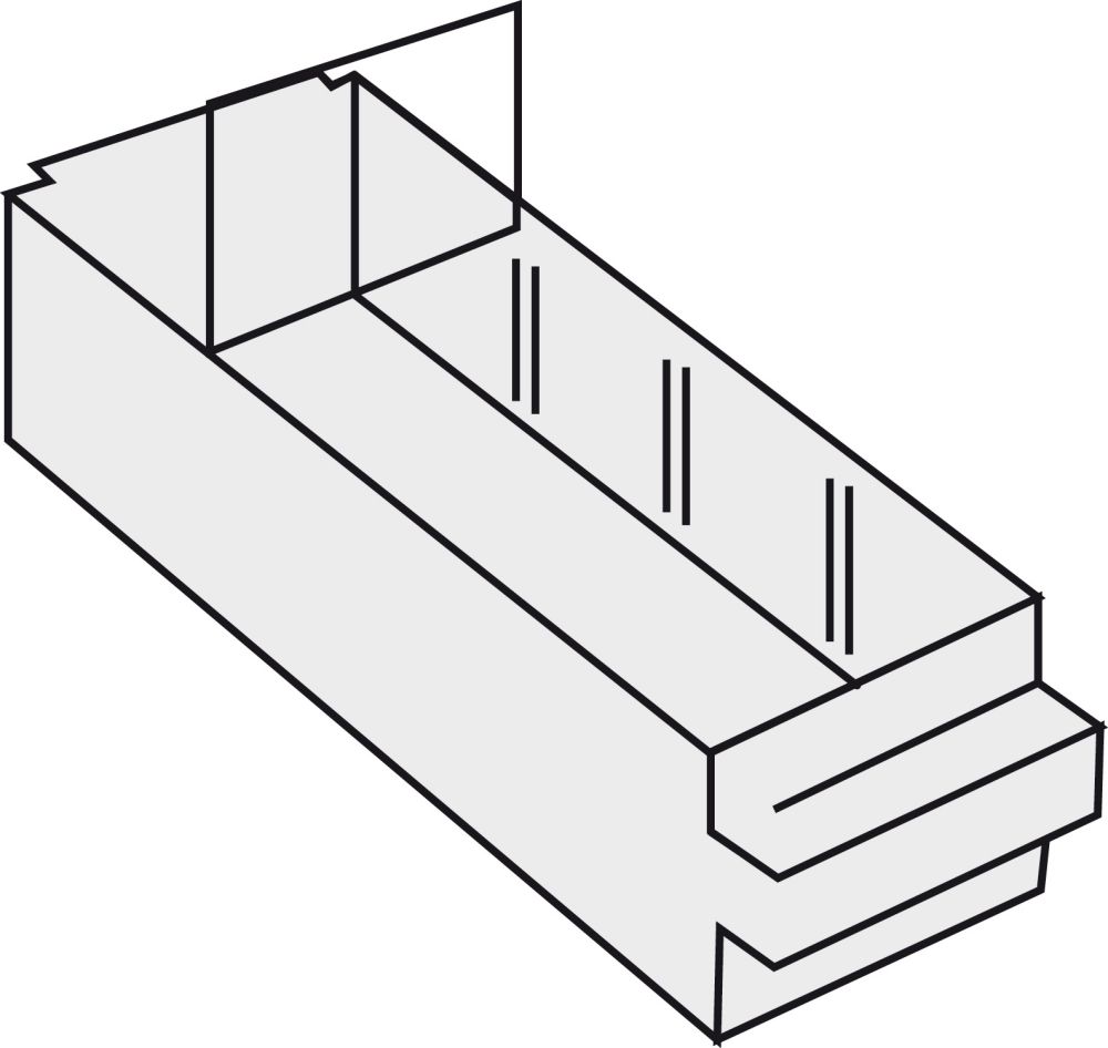 Produktbild Raaco Ersatz-Schublade Typ A klar