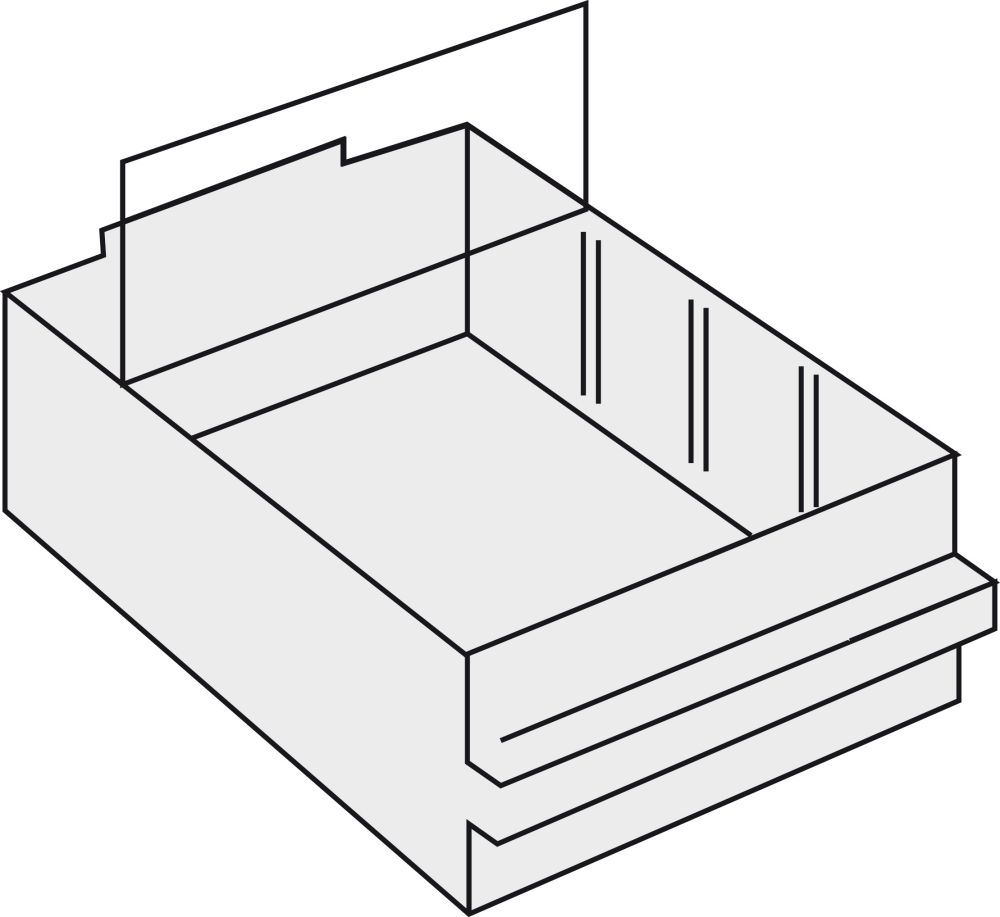 Produktbild Raaco Ersatz-Schublade Typ B klar