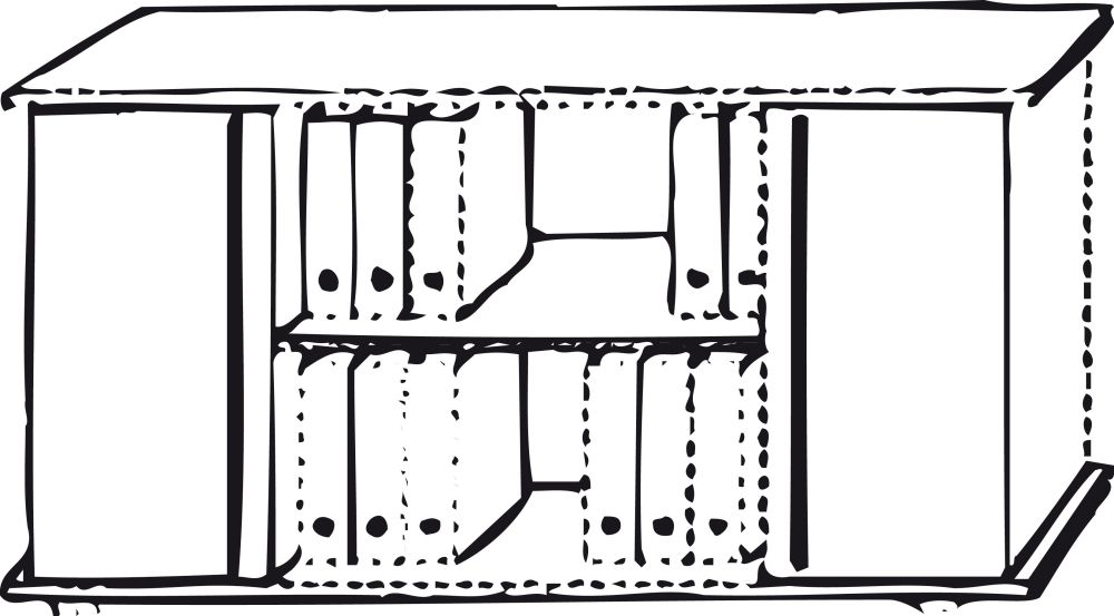 Produktbild Hammerbacher Sideboard Ahorn 166,1x44,8x84 cm