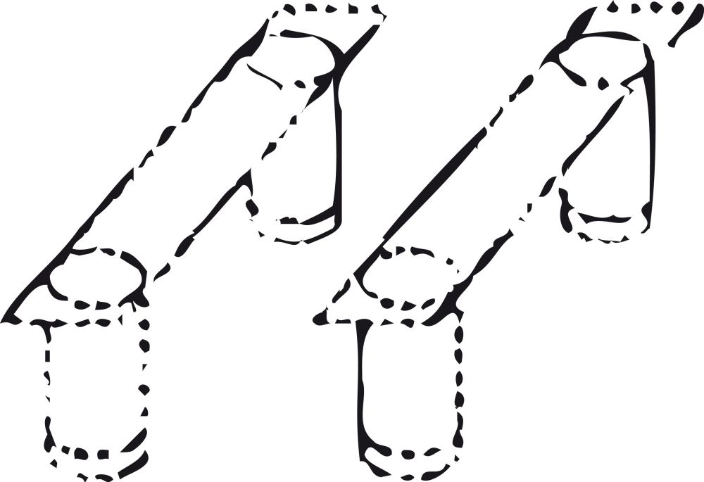 Produktbild Hammerbacher Metallfüße