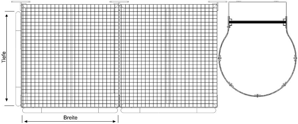 Produktbild ZARGES Erweiterungspodest 500x860 mm