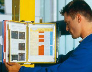 Produktbild Wandelement grau für A4 Sichttafeln bild 2