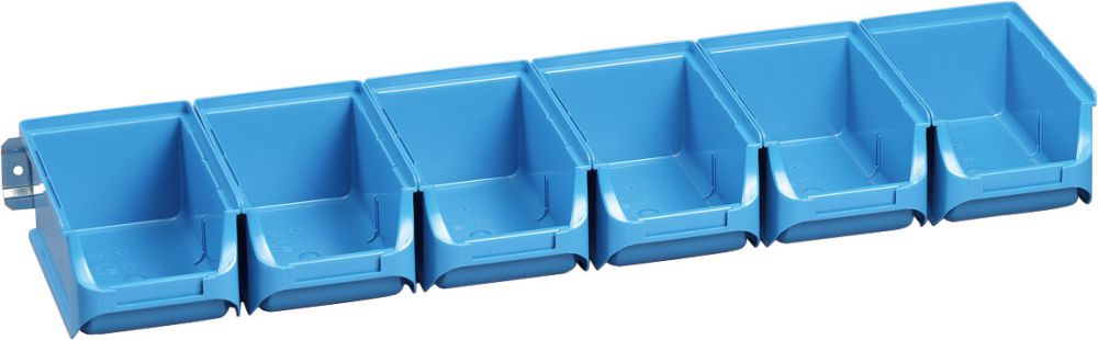Produktbild Sichtboxen-Set blau 613x165x75 mm