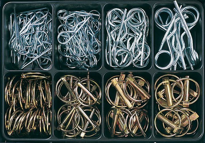 Produktbild E-NORM Montagekoffer 24 Klappsplint, Federstecker