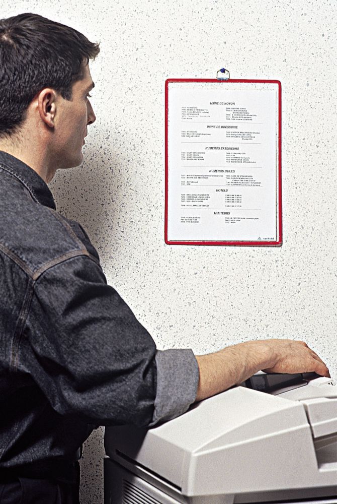 Produktbild Hängetafeln 4 A mit Öse Hochformat VE5 ST.