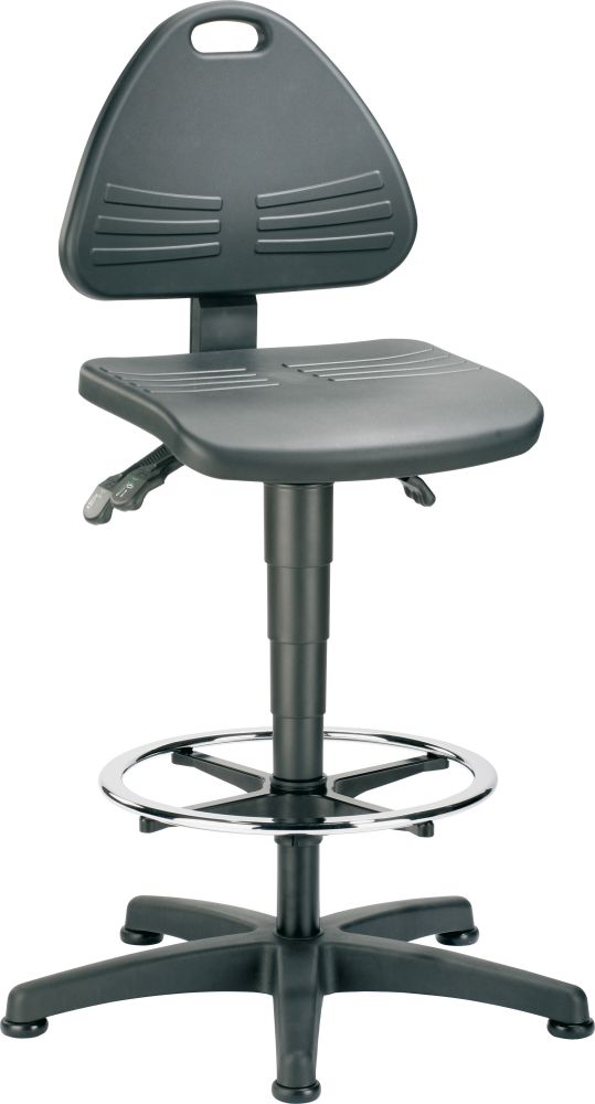 Produktbild Stuhl Isitec 9613-2000 mit Gleitern u. Fussring