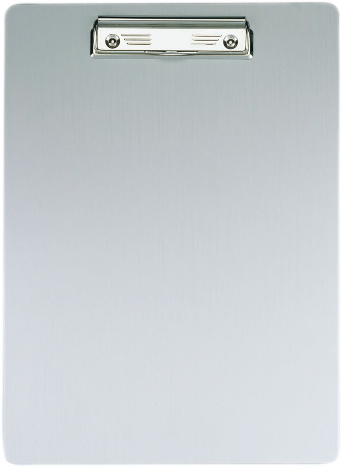 Produktbild A4 Schreibplatte Alu m. Bügelklemme