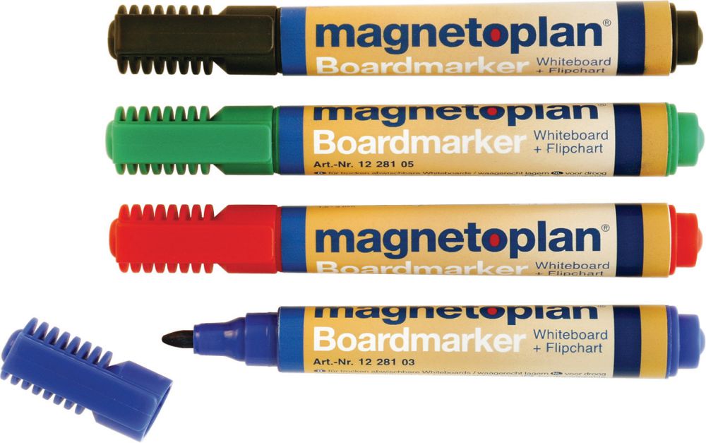 Produktbild Magnetoplan Kombimarker 4 Stück sortiert