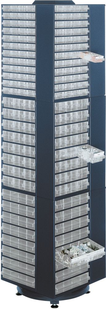 Produktbild Raaco Drehständer leer 1760 mm hoch blau