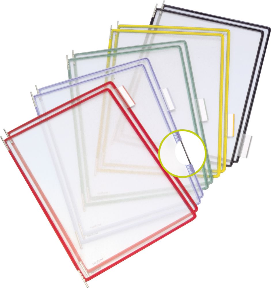 Produktbild Sichttafel A4 rot Pckg. a 10 Stück