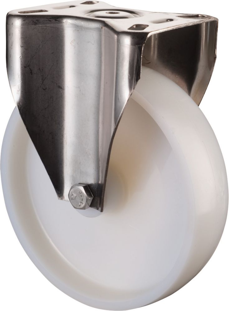 Produktbild BS Rollen Bockrolle EdelStahl Rad-d 125mm 130KG Tragf. bild 2