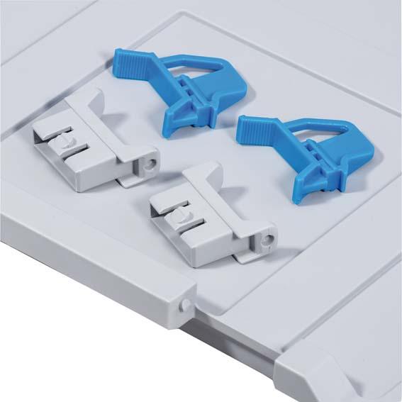 Produktbild Allit Schiebescharnierverschl. f.Eurobox, blau (VE4St.)