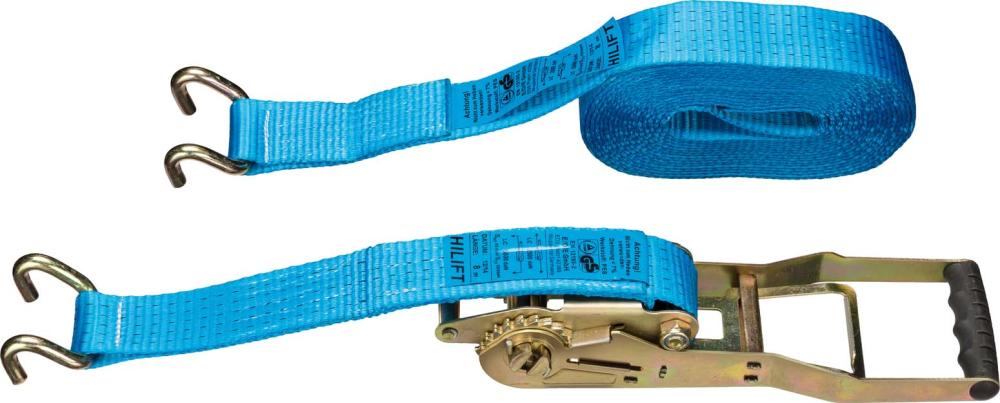 Produktbild Langhebel-Zurrgurt 10 m 50mm, 5 T,U-Haken bild 1