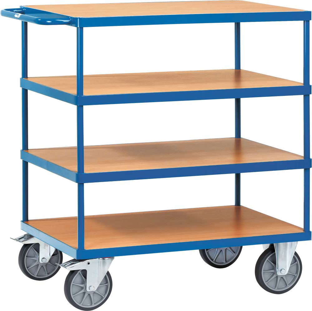 Produktbild FETRA Tischwagen Transportwagen 2442 500kg 4 Böden 1000x700mm