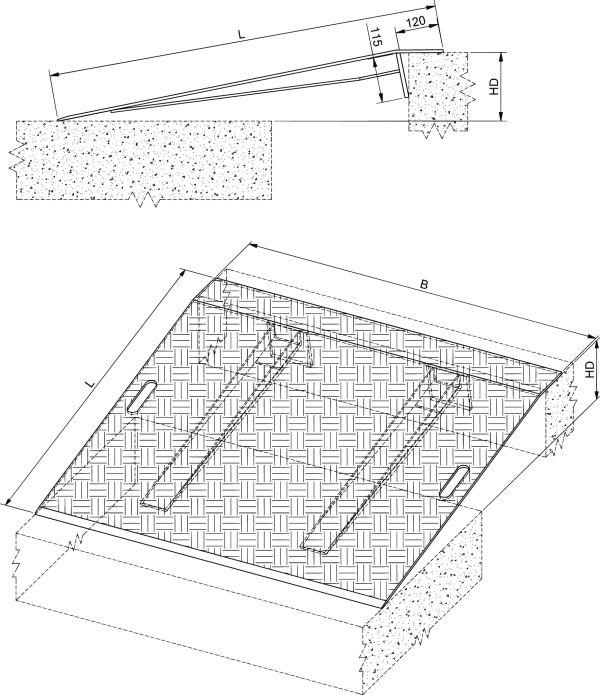 Produktbild Altec Überfahrbrücke Aluminium L1000xB1250 mm 600 Kp bild 2