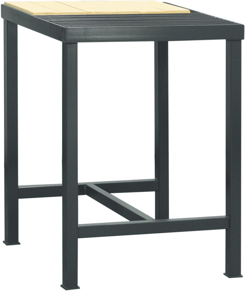 Produktbild KLW Schweißtisch 7016 625x625x850 Rost/Schamott