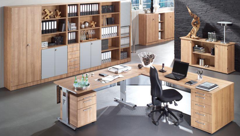 Produktbild Hammerbacher Regal 2FB Ahorn 80x40x127 cm bild 4