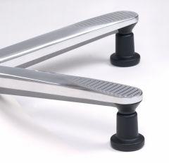 Produktbild Hammerbacher Säulentisch Nussbaum/Chr.D800mm H720-1140mm bild 4