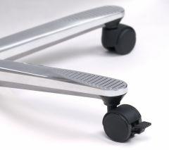 Produktbild Hammerbacher Säulentisch Nussbaum/Chr.D800mm H720-1140mm bild 5