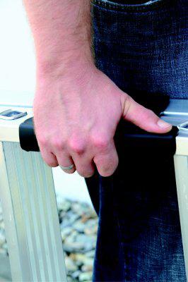 Produktbild Günzburger Stufen-Stehleiter alu 8 Stufen mit Plattform bild 6