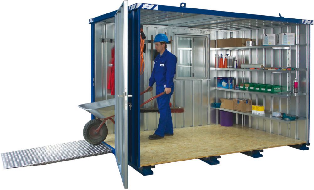 Produktbild Schnellbaucontainer SC 2x2m,1 Flügeltür