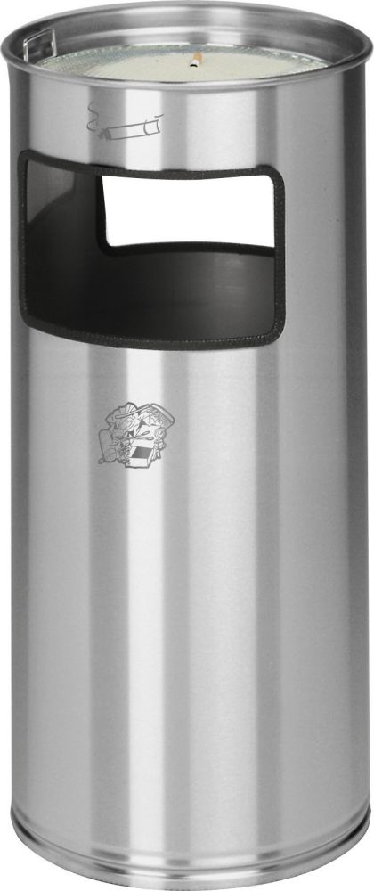 Produktbild Var Kombi-Ascher Edelstahl 2fach Einwurf H 700 mm